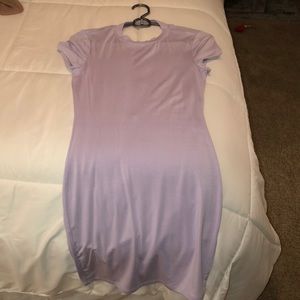 revolve superdown open back lavender dress